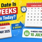 What Date Is 9 Weeks From Today?
